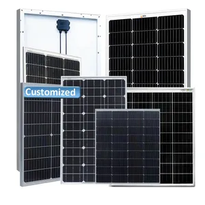 Camping Mini Solar Panel Small Size Solar Panel Mono Price 12v 24v 100W 150W 160W 180W 200W 250W