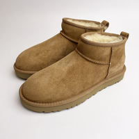 Bottes de neige classiques épaisses Uggs 2026 de qualité supérieure, très vendues, confortables et chaudes, bottines d'hiver plates antidérapantes pour femmes