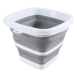 OEM ODM Cubo Plegable Cuadrado de 10L, Cubo de Agua Plegable de Plástico, para Limpieza con Mopa, Campamento al Aire Libre, Lavado de Autos, Cubos Plegables - Product Image 6