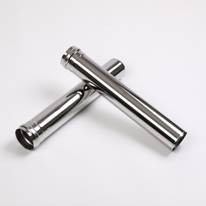 Tuyau de poêle à granulés de <span class=keywords><strong>80</strong></span> <span class=keywords><strong>mm</strong></span>, cheminée en acier inoxydable à paroi simple de 500 <span class=keywords><strong>mm</strong></span>, tuyau de ventilation des gaz de combustion - Product Image 2