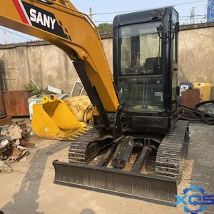 Mini-excavatrice SANY SY35 d'occasion, modèle SY35U, 3,5 tonnes, excavatrice hydraulique sur chenilles avec moteur Yanmar, commande PLC et moteur, pour usage agricole et domestique - Product Image 6