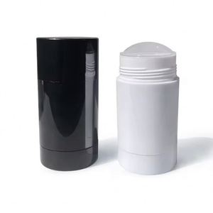 Botellas de Desodorante Vacías de 75 ml, Negras, Blancas y Transparentes, con Tapa, para Cosméticos, con Logotipo Personalizado, para Empaque de Plástico - Product Image 2