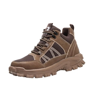 Botas de trabajo de seguridad industrial en existencias al por mayor, protección antiimpacto con punta de acero transpirable resistente a productos químicos y aceite CE - Product Image 2
