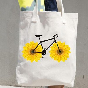 Sac à bandoulière Harajuku en toile imprimée motif floral aquarelle pour le commerce transfrontalier, sac à main tendance pour étudiant - Product Image 5