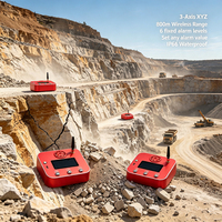 Moniteur de tremblements de terre en temps réel pour pentes de carrières, modèle 001, avec fixation magnétique IP66, pour alerte minier et surveillance des zones stratifiées
