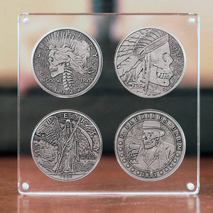 Personalizado dinheiro titular EUA dólar acrílico banco nota tamanho display frame com parafusos para coleção - Product Image 6