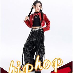 Conjunto de Chaqueta de Danza Jazz para Niñas, Diseño Moderno de Manga Larga, Ropa Elegante para Prácticas de Baile Infantil - Product Image 2