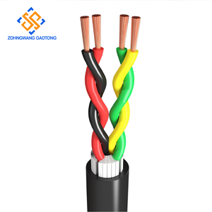 כבל אזעקת אש RVVS זוגי מוצלב 300/500V עם מעטפת PVC גמישה למערכת גילוי עשן בבניינים - Product Image 1