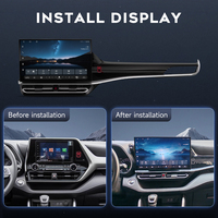 Écran tactile 15,8 pouces Android 15 Multimédia GPS Sans fil Carplay Autoradio pour Toyota Highlander 2024