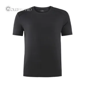 도매 일반 90% 긍정적 인 이온 10% 스판덱스 T 셔츠 스포츠 근육 맞춤 맞춤 맞춤 인쇄 T 셔츠