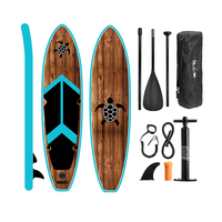 Vente en gros de planche de sup padel en bois Talos nouveau design paddleboard gonflable