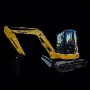 Mini-excavatrice Komatsu PC55 d'occasion, 5,5 tonnes, origine Japon, avec moteur, boîte de vitesses, pompe - Product Image 1