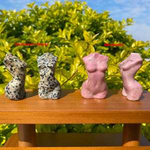 1.5นิ้ว Healing ควอตซ์เทพธิดารุ่นมือแกะสลักพลอยหญิงร่างกายสำหรับตกแต่งบ้านการทำสมาธิคริสตัล - Product Image 4