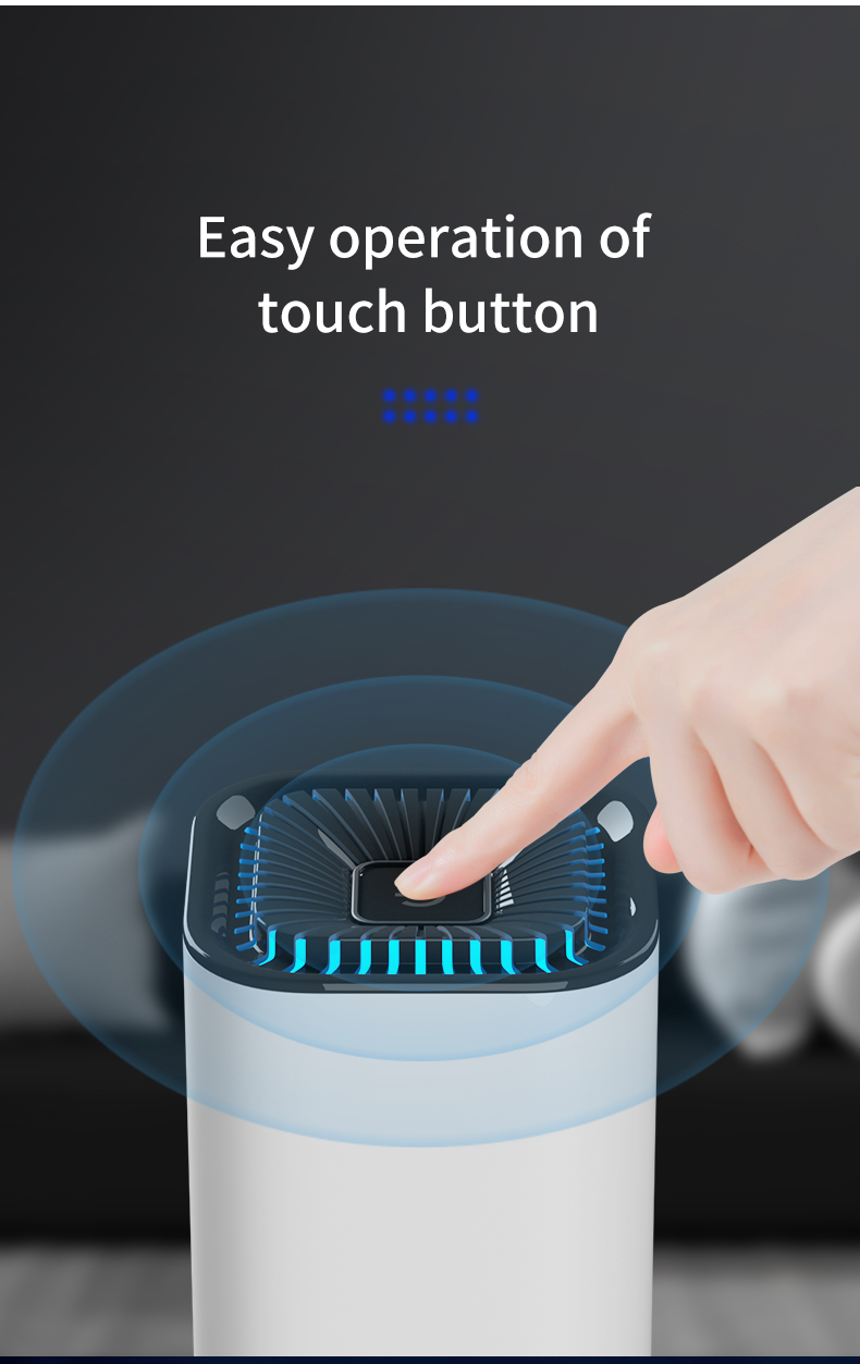 Negative ion sterilization Air purifier Three dimensional air circulation purification Household Car air purifier