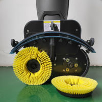 Machine à récurer les sols en gros d'usine nettoyeur de sols automatique mini épurateur de sols à main