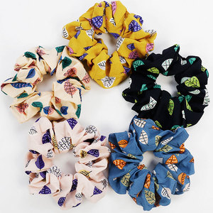 hojas de cintas de pelo de cola de caballo titular <span class=keywords><strong>Scrunchies</strong></span> chica de <span class=keywords><strong>moda</strong></span> diademas de accesorios de pelo de señora - Product Image 1