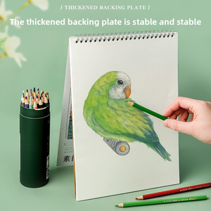 Vente en gros de carnet à spirales en carton kraft personnalisé ODM/OEM A4 4 pièces carnet de <span class=keywords><strong>croquis</strong></span> aquarelle carnet de <span class=keywords><strong>croquis</strong></span> pour dessin - Product Image 6