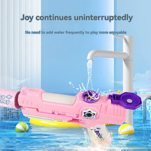 ของเล่นเด็กกลางแจ้งสำหรับฤดูร้อน ปืนฉีดน้ำอวกาศพร้อมไฟเซ็นเซอร์ ของเล่นปืนฉีดน้ำไฟฟ้าอัตโนมัติสำหรับเด็ก - Product Image 4