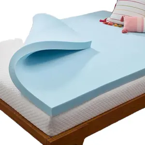3 Inch Gel Memory Foam Mattress Topper Queen Size, Mattress Pad Cover for Pressure Relief, Bed Topper with Removable Cover