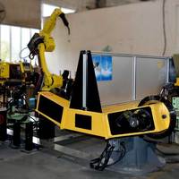 Positionneur de soudage robotisé à 3 axes de type H, axe externe pour le soudage automatique de pièces par arc