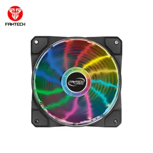 High Quality Fantech FC123 Gaming Computer Case Cooling Fan With RGB Illumination And Transparent Blades For PC Case