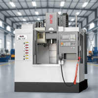Mini-fraiseuse CNC automatique VMC 16T BT40 à broche unique avec guidage linéaire pour commande CNC 3 axes, usage moyen