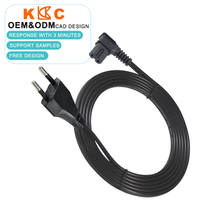 สายไฟ CEE 7/17 ถึง C7 10A 125V ยาว 6 ฟุต 18AWG สีดำ สำหรับจอคอมพิวเตอร์และเครื่องพิมพ์ - Product Image 4