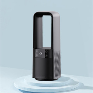 Nuovo 3500mah Usb ricaricabile senza pale ventilatore da tavolo <span class=keywords><strong>50</strong></span> ° oscillazione vento forte senza foro ventilatore da tavolo con luce a Led e temporizzazione - Product Image 5