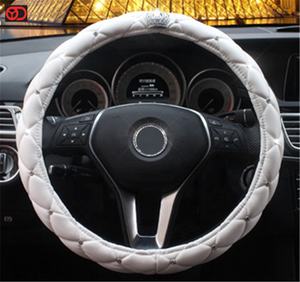 Accesorios para coche avto accesorio 2024 diamantes de imitación Universal Glitter Bling cubierta del <span class=keywords><strong>volante</strong></span> para Accesorios Para Auto - Product Image 4