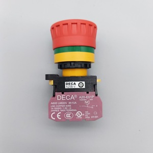 Interruptor de Parada de Emergencia Deca A20-E01P para Transpaleta Doosan Bwp15, Pieza de Repuesto - Product Image 1
