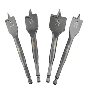 Dewalt Spade <b>Bit</b> Set 20 22 25 32 Mm For <b>Wood</b> <b>Drilling</b> - Product Image 1