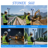 Récepteur GPS RTK GNSS haute précision Stonex S6II/S980+/S980A pour levés topographiques CORS IP68 -45~75