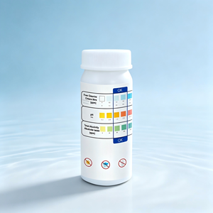 Bandelettes de test 3-en-1 pour piscine et spa - 50 unités - Résultats rapides en 30 secondes pour le chlore libre et le <span class=keywords><strong>pH</strong></span> - Support papier <span class=keywords><strong>pH</strong></span> 6.8-8.4 - Product Image 4
