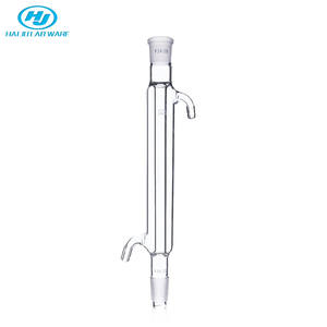 HAIJU LAB เครื่องแก้ว Boro 3.3คอนเดนเซอร์แก้วพร้อมฟิวส์ลีบิ๊ก/Bulbed,อัลลิม/ โครเกรแฮมหลอดภายใน - Product Image 2