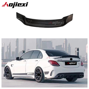 Spoiler Posteriore in Fibra di Carbonio Stile <span class=keywords><strong>R</strong></span> di Alta Qualità per Mercedes Benz W205 Classe C C43 C63 Berlina 2015-2021 - Product Image 1