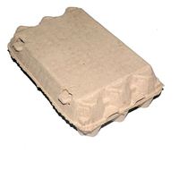 Boîte à œufs en pulpe de couleur naturelle personnalisée de 15 œufs, emballage réutilisable, plateau à œufs en plastique à 30 trous, porte-œufs à vendre