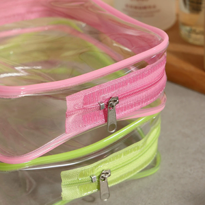 Sac à fermeture éclair en PVC imprimé personnalisé de style kawaii en vrac d'usine, pochette d'organisation essentielle pour les voyages, pour les échantillons de soins de la peau et les cosmétiques - Product Image 2