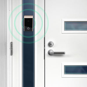 Timbre inalámbrico, conexión por batería, color negro y dorado, ideal para uso en hogares y oficinas para facilitar la... - Product Image 2