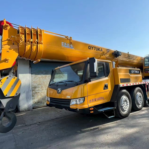 Grue d'occasion QY70KA 70 tonnes, équipement authentique, utilisée mais non abusée, meilleur prix, grue d'occasion 25t 50t 70t 80t 100t en promotion - Product Image 1