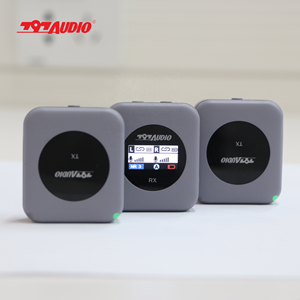 797Audio AWCR01 Recargable 2,4G Micrófono de transmisión inalámbrico Lavalier Micrófono de plástico omnidireccional para cantar por teléfono - Product Image 2