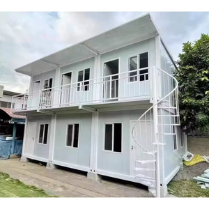 บ้านคอนเทนเนอร์สำเร็จรูปขนาด 20 ฟุต แบบถอดประกอบได้ ราคาประหยัด พกพาสะดวก ประกอบง่าย และบ้านสำเร็จรูปแบบประกอบเองได้สำหรับใช้เป็นโกดัง - Product Image 1