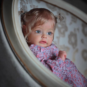 Bambola Reborn Realistica da 60CM, Bambina <span class=keywords><strong>Missy</strong></span> con Pelle 3D a Strati Multipli, Giocattolo in Silicone per Bambine - Product Image 3