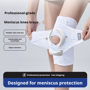 Rodillera con Estabilizadores Laterales <span class=keywords><strong>para</strong></span> Rotura Meniscal, Dolor <span class=keywords><strong>de</strong></span> Rodilla, Lesiones <span class=keywords><strong>de</strong></span> LCA y LCM, Artritis, Recuperación, Soporte Transpirable y Ajustable <span class=keywords><strong>para</strong></span> la Rodilla - Product Image 3