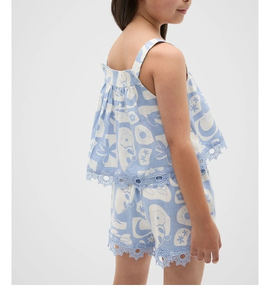 Vestido de Verano de Algodón para Niñas, Elegante y Bonito, con Diseño Decorativo, Transpirable, Cómodo y de Corte Holgado para Uso Casual y Especial - Product Image 3