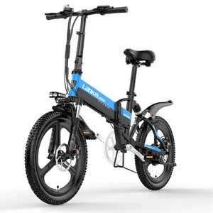 Nouveau populaire CE ebike 20 pouces pneu intégré 500W puissant vélo de ville électrique 14.5AH 48V vélo électrique adulte pliable