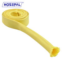 Manguito de cable trenzado Kevlar retardante de llama de alta temperatura HosePal, protector de manguera, protección para militares