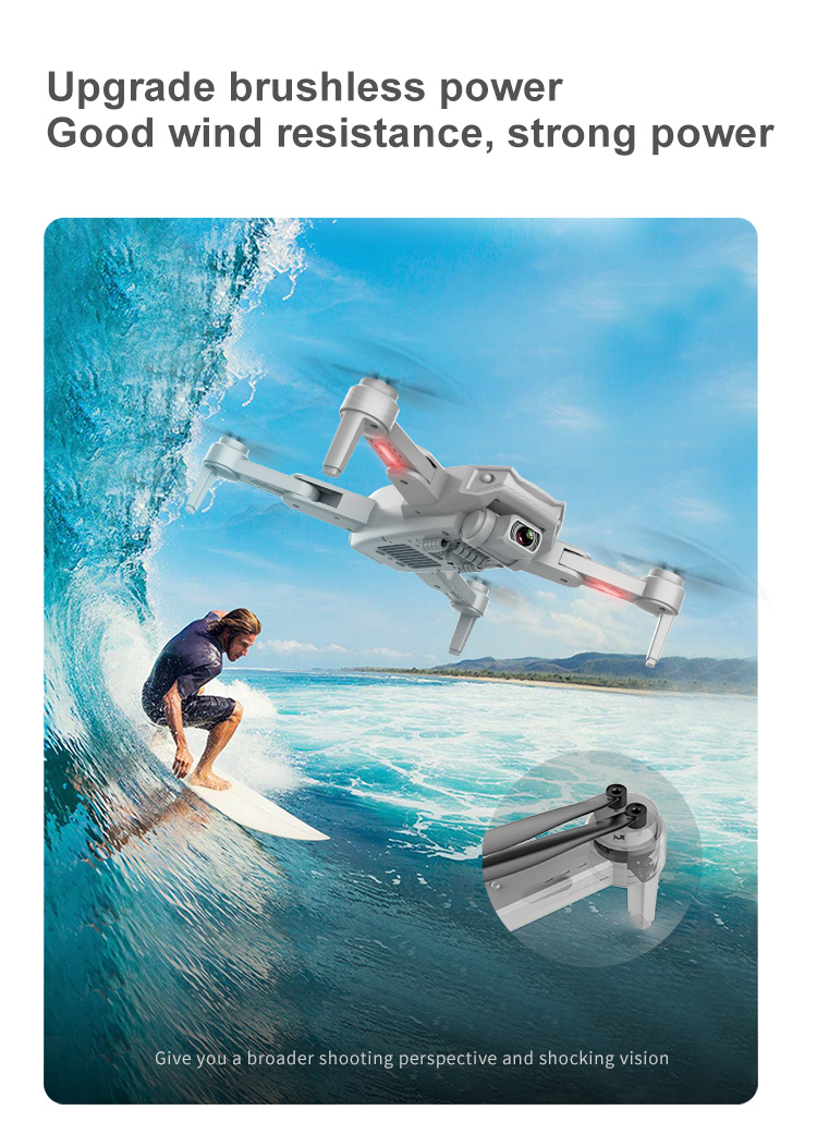 2022 New S608pro GPS Drone 6K Dual Camera Professional Aerial Photography Brushless Foldable Quadcopter RC Distance 3000M Gifts