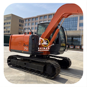 Excavadora de cadenas Hitachi ZX70 usada de alta calidad y pocas horas de uso, 7 toneladas, popular excavadora pequeña de segunda mano ZX55 ZX60 ZX70 ZX75 - Product Image 5