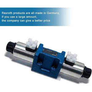 Vanne directionnelle hydraulique à solénoïde Rexroth NG10 24VDC avec commande manuelle - Product Image 3