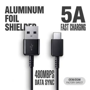 Cable USB-A a USB-C al por Mayor, Cable de Sincronización de Datos y Carga Rápida con Blindaje de Aluminio de 3.0 mm de Diámetro Exterior para <span class=keywords><strong>Galaxy</strong></span> S24 S23 Ultra - Product Image 1